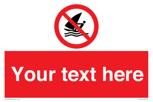 PL7391: Custom No windsurfing