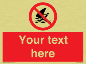 PL7391: Custom No windsurfing
