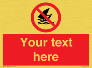 PL7391: Custom No windsurfing