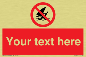 PL7391: Custom No windsurfing