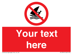 PL7391: Custom No windsurfing