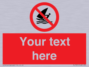 PL7391: Custom No windsurfing
