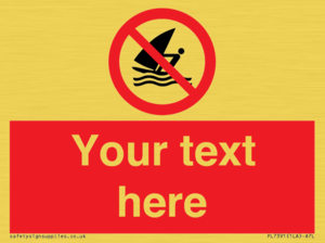 PL7391: Custom No windsurfing