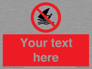 PL7391: Custom No windsurfing