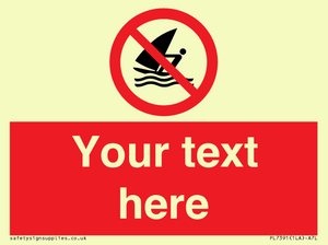 PL7391: Custom No windsurfing