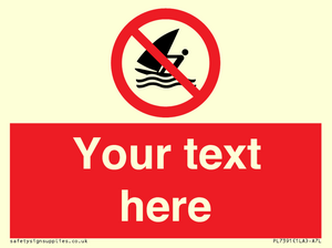 PL7391: Custom No windsurfing