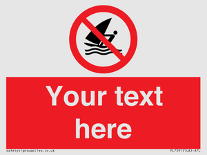 PL7391: Custom No windsurfing