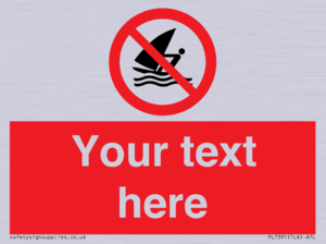 PL7391: Custom No windsurfing