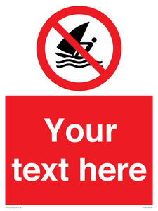 PL7391: Custom No windsurfing