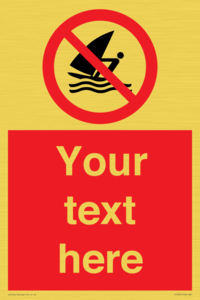 PL7391: Custom No windsurfing