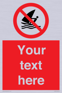 PL7391: Custom No windsurfing