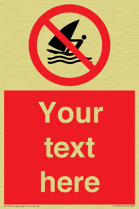 PL7391: Custom No windsurfing
