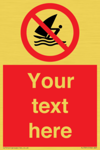 PL7391: Custom No windsurfing