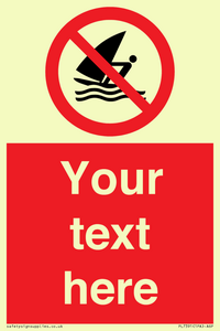 PL7391: Custom No windsurfing