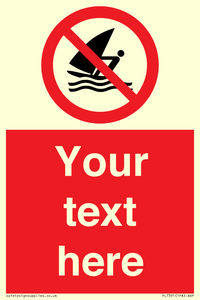 PL7391: Custom No windsurfing