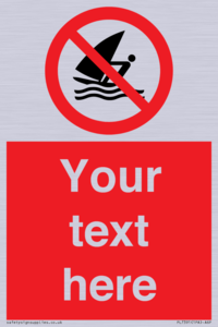 PL7391: Custom No windsurfing
