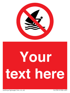 PL7391: Custom No windsurfing