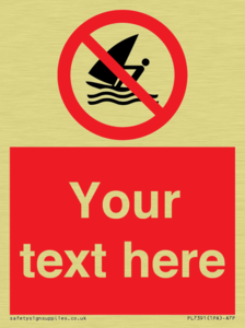 PL7391: Custom No windsurfing