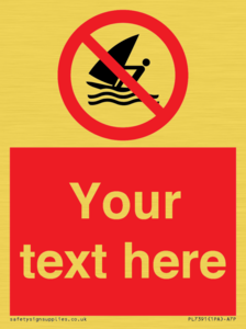 PL7391: Custom No windsurfing