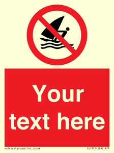 PL7391: Custom No windsurfing