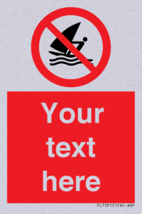 PL7391: Custom No windsurfing