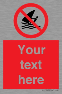 PL7391: Custom No windsurfing