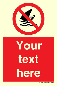 PL7391: Custom No windsurfing