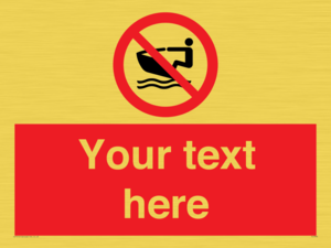 PL7394: Custom No personal water craft