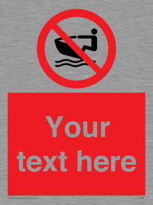 PL7394: Custom No personal water craft