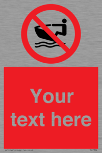 PL7394: Custom No personal water craft