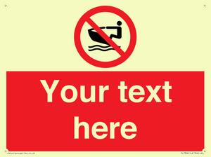 PL7394: Custom No personal water craft