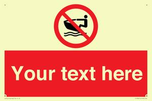 PL7394: Custom No personal water craft