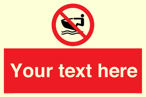 PL7394: Custom No personal water craft