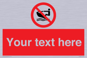 PL7394: Custom No personal water craft
