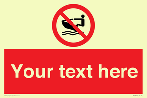 PL7394: Custom No personal water craft