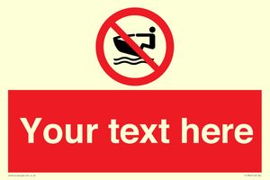 PL7394: Custom No personal water craft