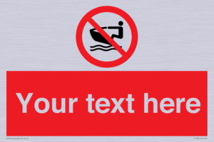 PL7394: Custom No personal water craft