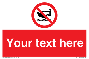 PL7394: Custom No personal water craft
