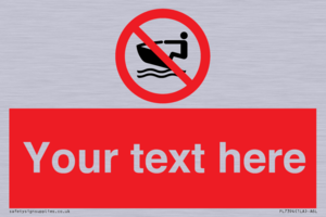 PL7394: Custom No personal water craft