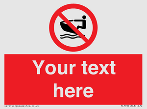 PL7394: Custom No personal water craft