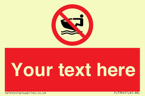 PL7394: Custom No personal water craft