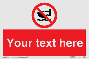 PL7394: Custom No personal water craft