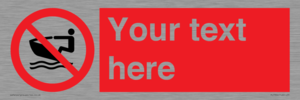 PL7394: Custom No personal water craft