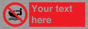 PL7394: Custom No personal water craft