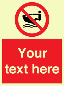 PL7394: Custom No personal water craft