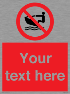 PL7394: Custom No personal water craft