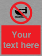 PL7394: Custom No personal water craft