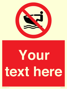 PL7394: Custom No personal water craft
