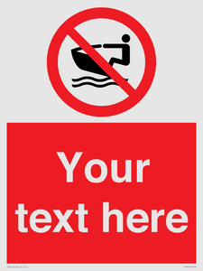 PL7394: Custom No personal water craft
