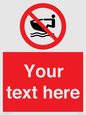 PL7394: Custom No personal water craft